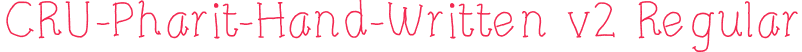 CRU-Pharit-Hand-Written v2 Regular